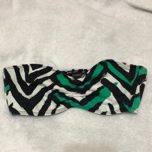 Small Nollie Bandeau, Zebra Print